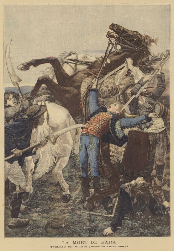 A morte de Bara de Jean Joseph Weerts