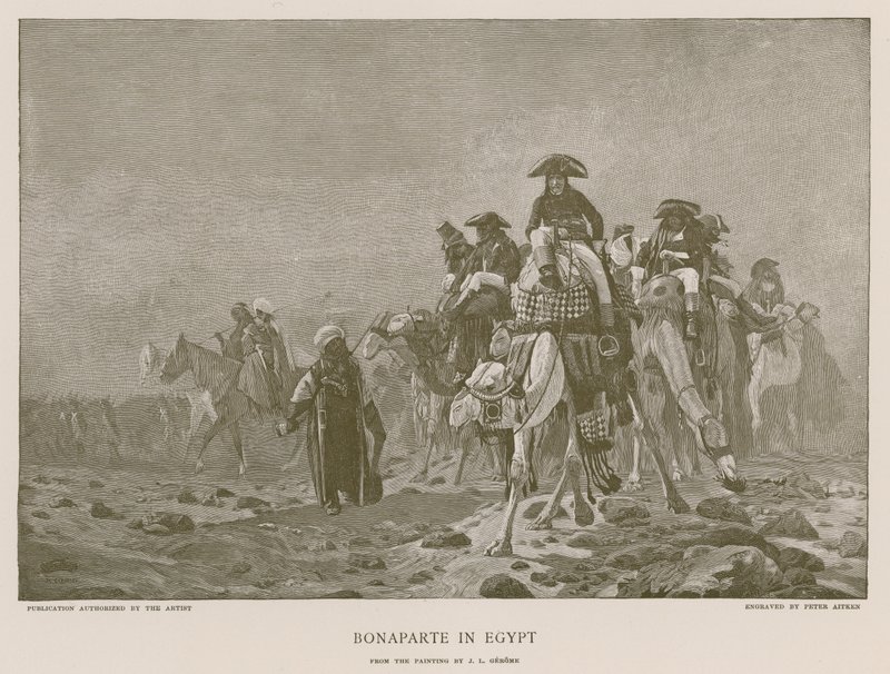 Bonaparte no Egito de Jean Leon Gerome