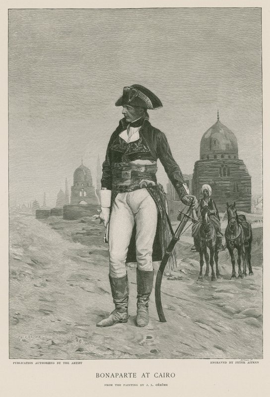 Napoleão no Cairo de Jean Leon Gerome