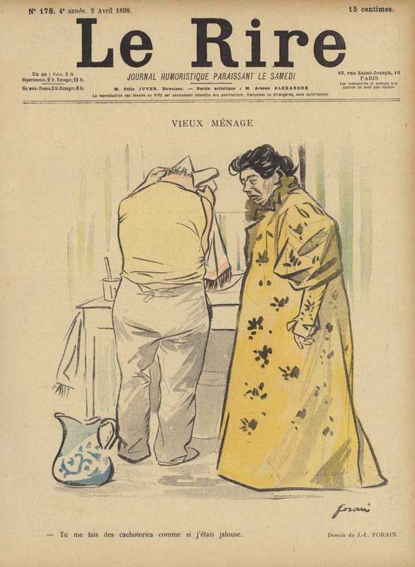 Ilustração para o riso de Jean Louis Forain