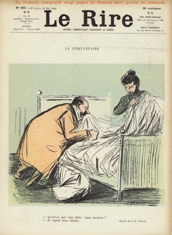 Ilustração para o riso de Jean Louis Forain
