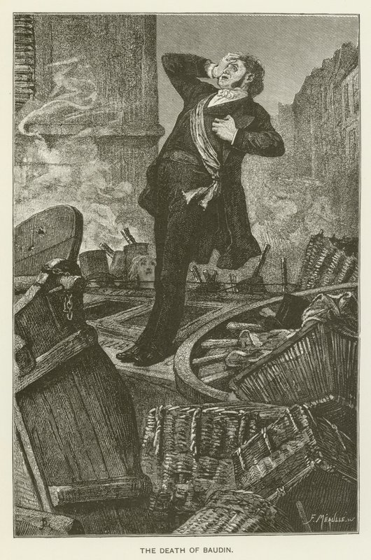 A morte de Baudin de Jean Paul Laurens