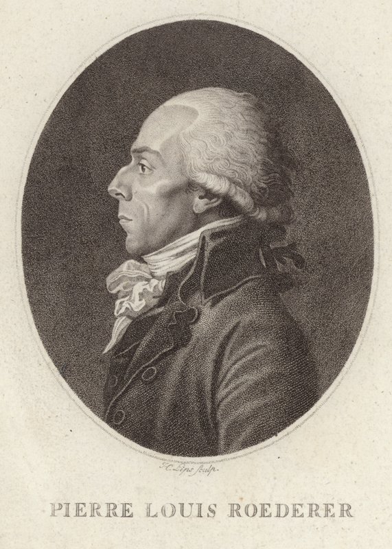 Retrato de Pierre Louis Roederer de Jean Urbain Guerin