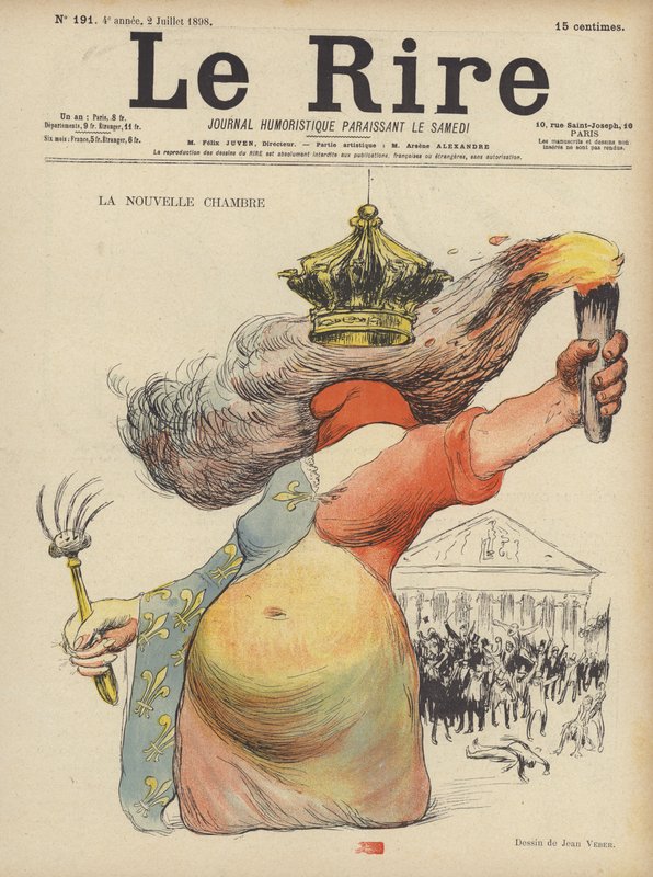 Ilustração para o riso de Jean Veber