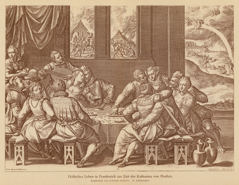 Vida na corte francesa na época de Catherine de