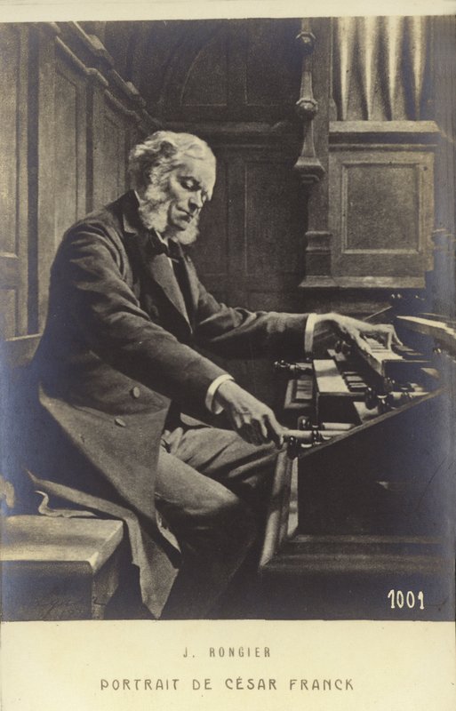 Cesar Franck, compositor, pianista, organista e professor de música nascido na Bélgica que trabalhou em Paris durante sua vida adulta (1822-1890) de Jeanne Rongier