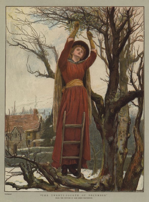 Vinte e quatro de dezembro (cromolito) de Jessie MacGregor