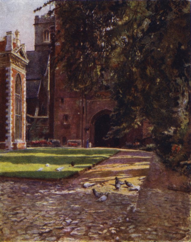 Lambeth, The Tudor Gateway (cor litho) de Jessie MacGregor