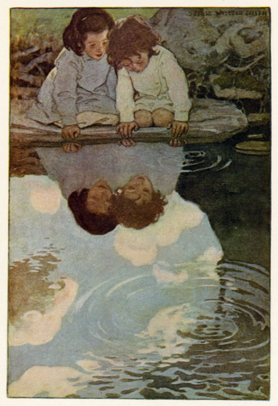 Rio Looking-Glass (cor litho) de Jessie Willcox Smith