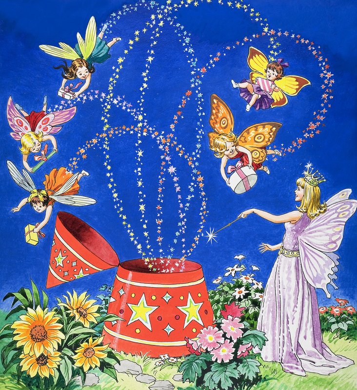 Vela de fada, ilustração de "Teddy Bear de Jesus Blasco