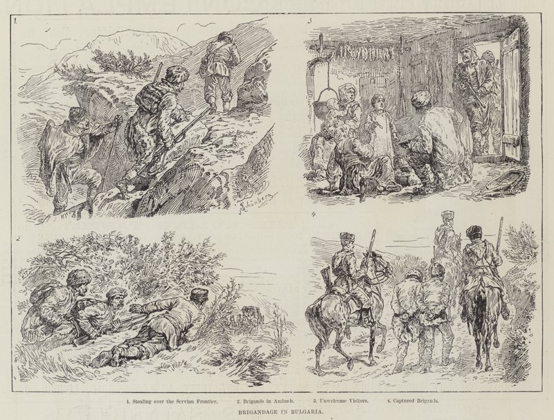 Brigandage na Bulgária de Johann Nepomuk Schonberg