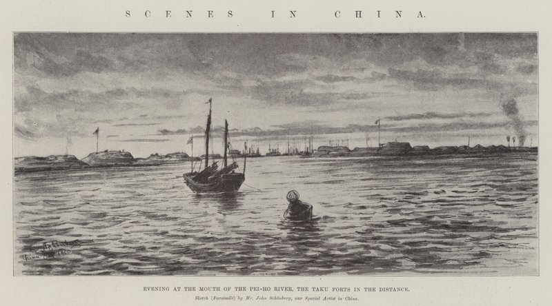 Cenas na China de Johann Nepomuk Schonberg