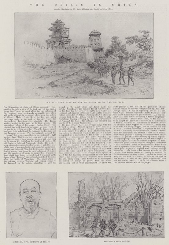 A crise na China de Johann Nepomuk Schonberg