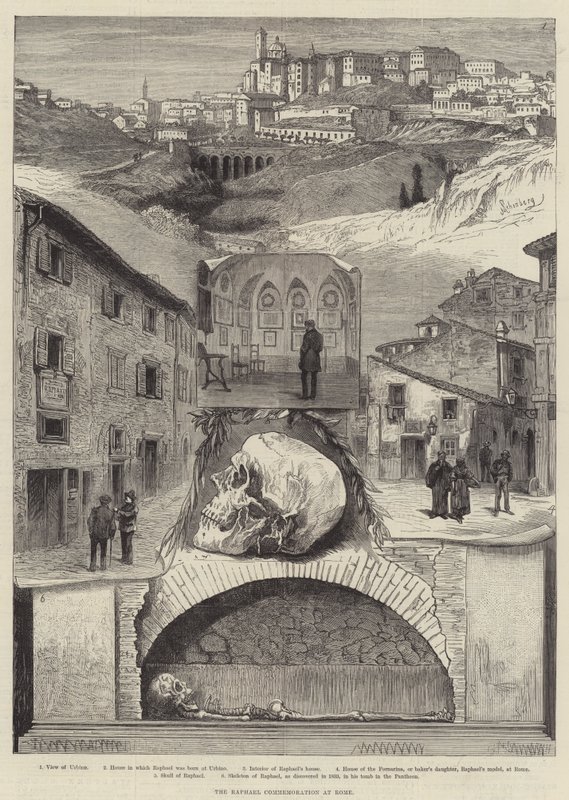 A comemoração de Rafael em Roma de Johann Nepomuk Schonberg