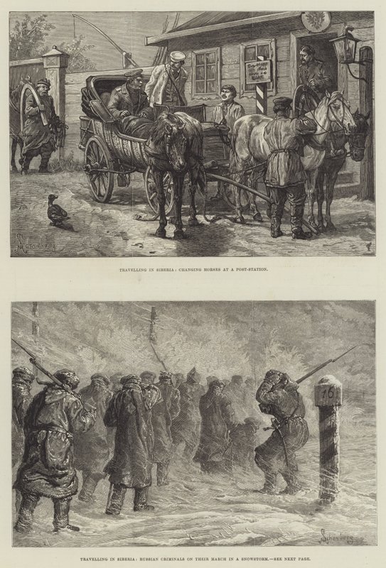 Viajando na Sibéria de Johann Nepomuk Schonberg