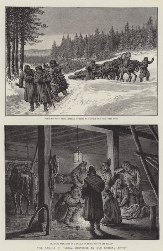 A fome na Rússia de Johann Nepomuk Schonberg
