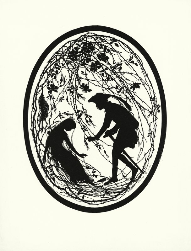 Dornroschen (litografia) de Johanna Beckmann