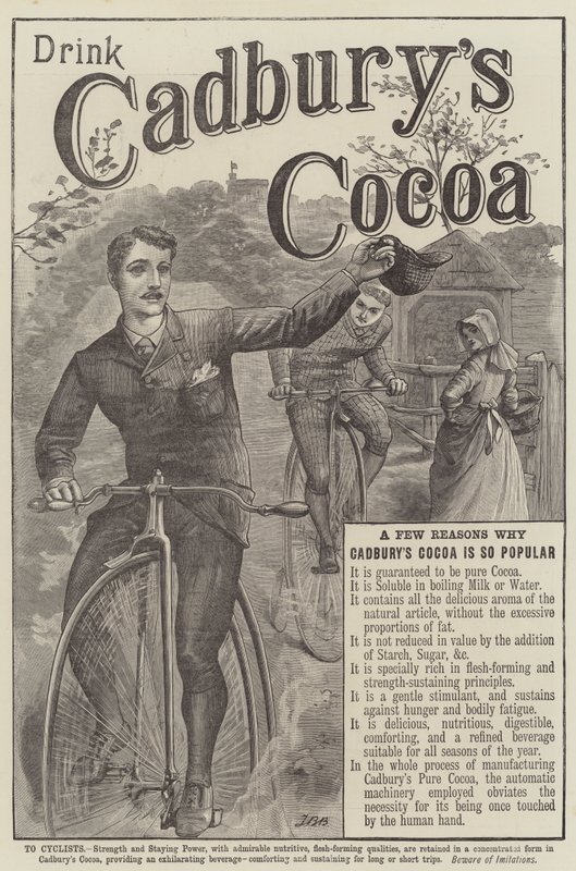 Anúncio, Cacau da Cadbury de John Bagnold Burgess