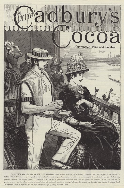 Anúncio, Cacau da Cadbury de John Bagnold Burgess