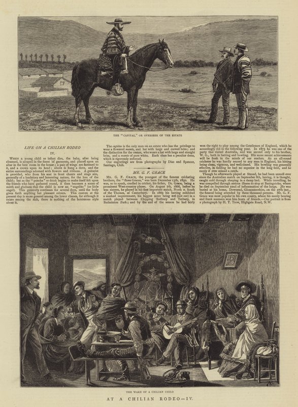 Em um rodeio chileno, IV de John Charles Dollman