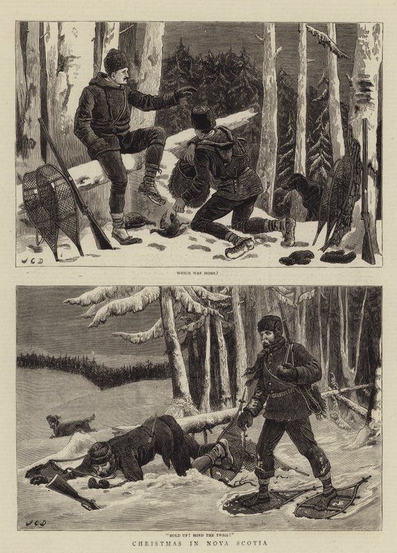 Natal na Nova Escócia de John Charles Dollman