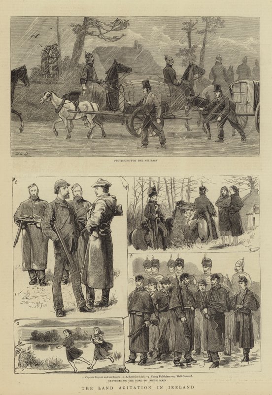 A agitação da terra na Irlanda de John Charles Dollman