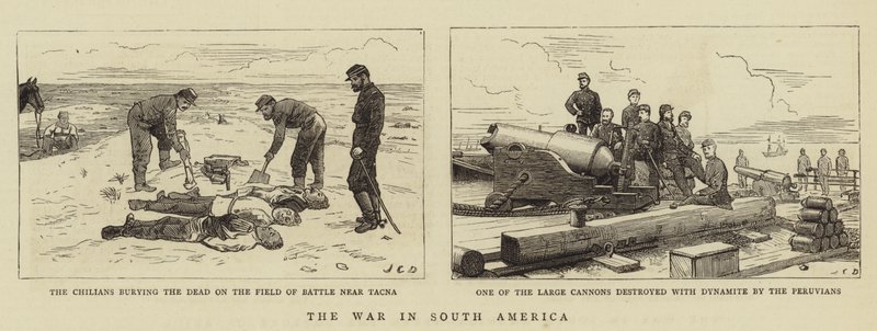 A guerra na América do Sul de John Charles Dollman