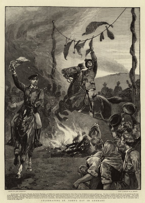 Celebrando o Dia de São João na Alemanha de John Charlton