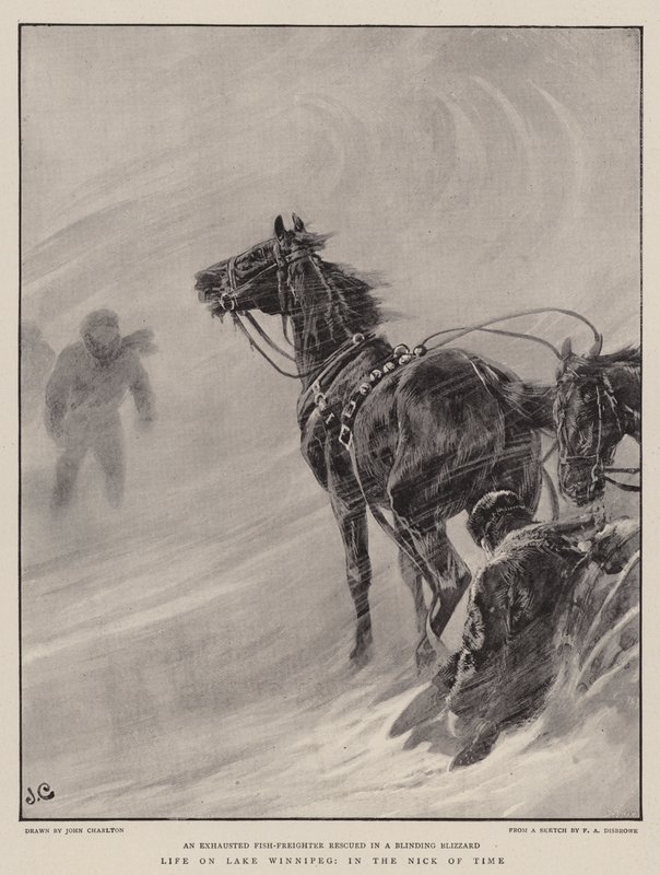 A vida no lago Winnipeg, no Nick of Time de John Charlton