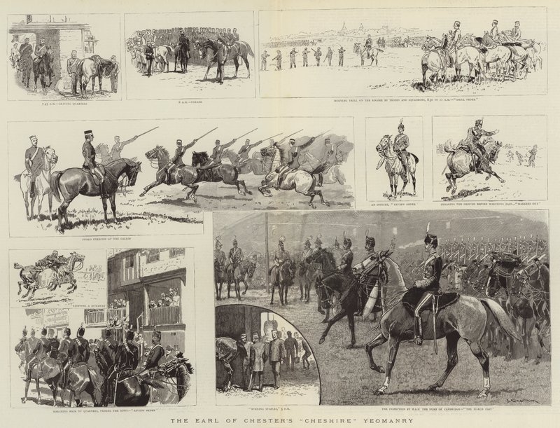 O Conde de Cheshire Yeomanry de Chester de John Charlton