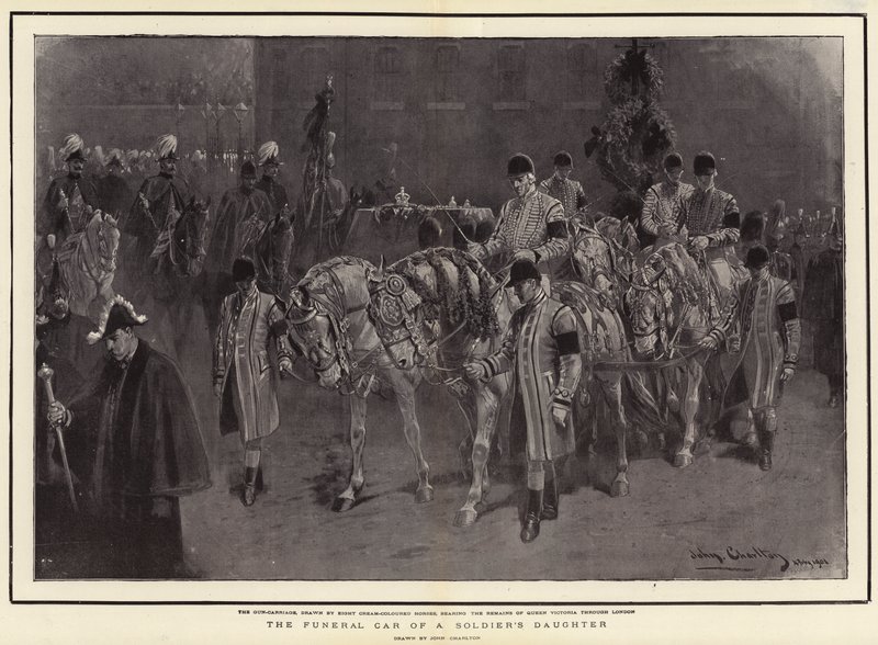 O carro funerário da filha de um soldado de John Charlton