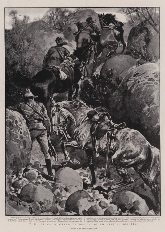 O uso de tropas montadas na África do Sul, Escotismo de John Charlton