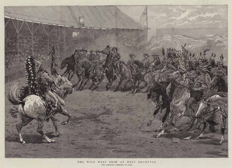 O Wild West Show em West Brompton de John Charlton
