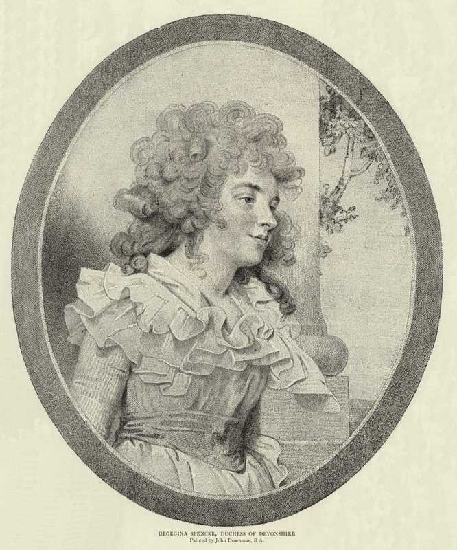 Georgina Spencer, Duquesa de Devonshire de John Downman