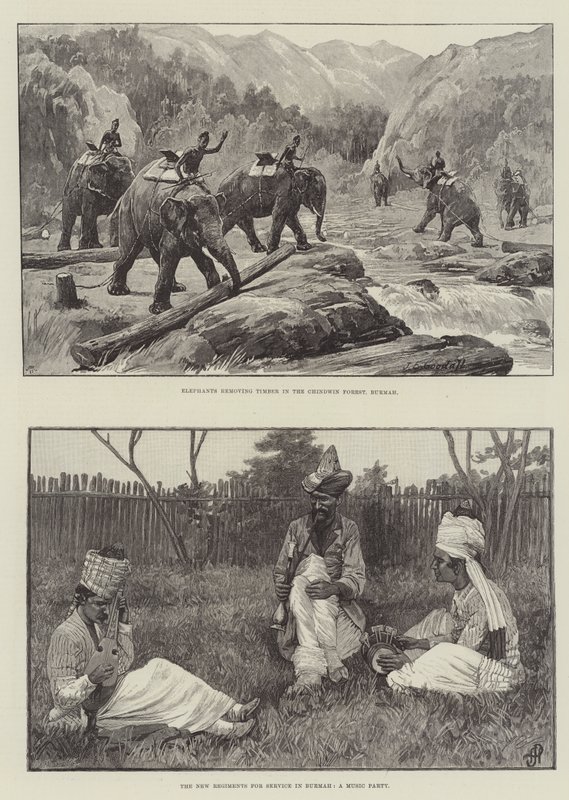 Esboços da Birmânia de John Edward Goodall