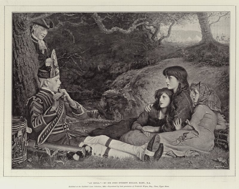 Um idílio de John Everett Millais