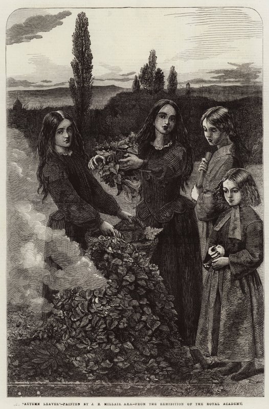 Folhas de outono de John Everett Millais