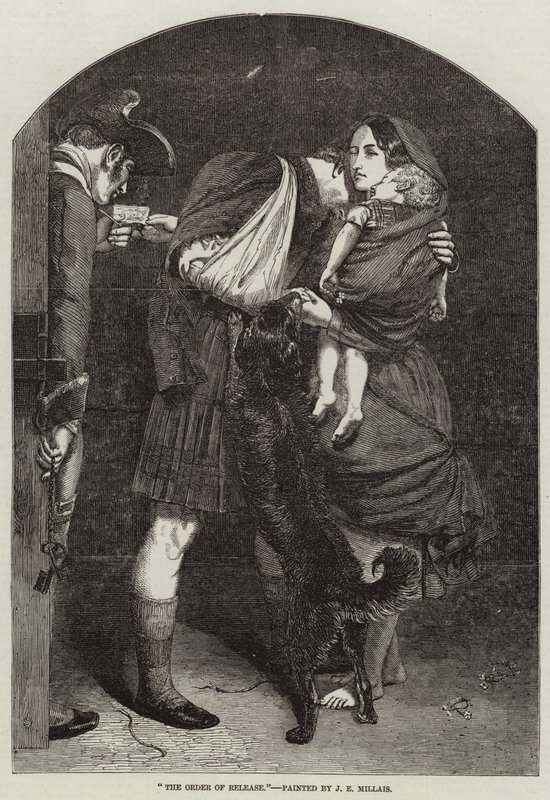 A ordem de lançamento de John Everett Millais
