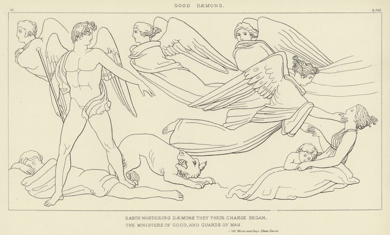 Bons daemons de John Flaxman