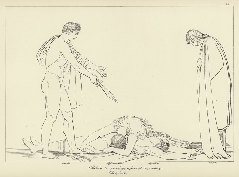 Orestes  de John Flaxman