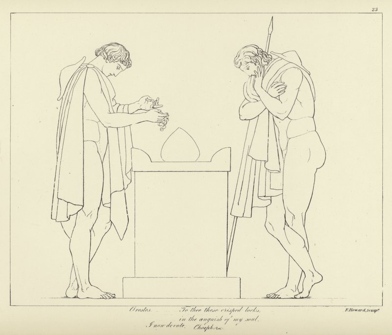 Orestes  de John Flaxman