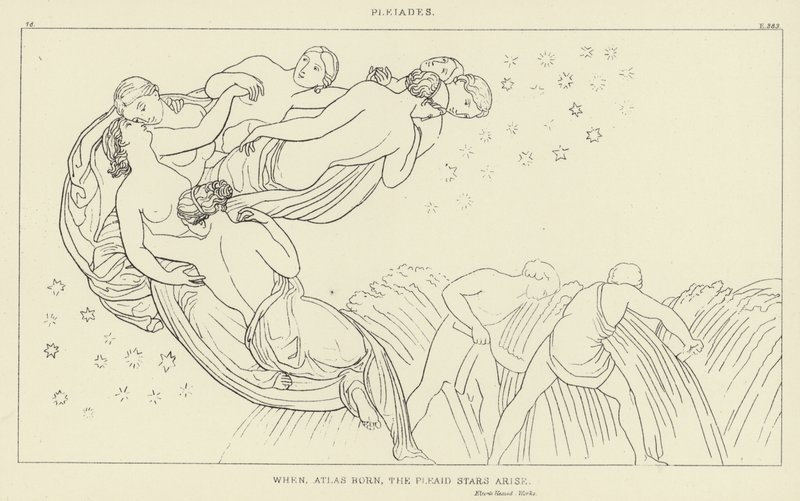 Plêiades de John Flaxman
