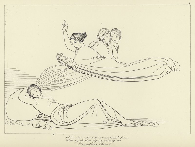 Prometheus Acorrentado de John Flaxman