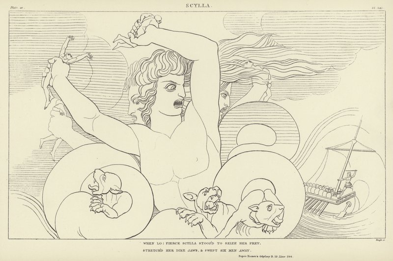 Scylla de John Flaxman