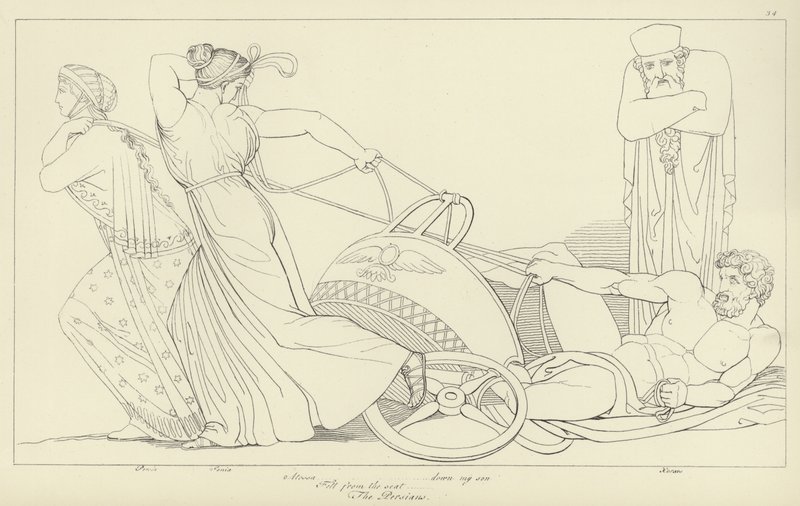 Os persas de John Flaxman