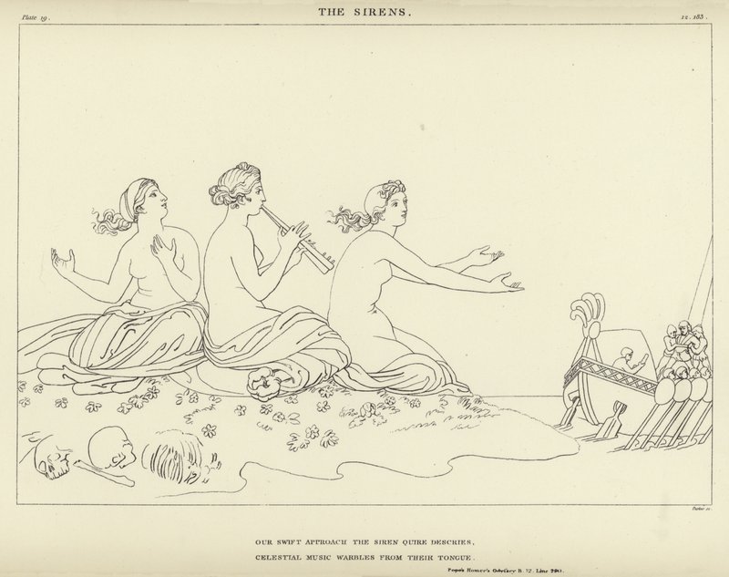 As sirenes de John Flaxman