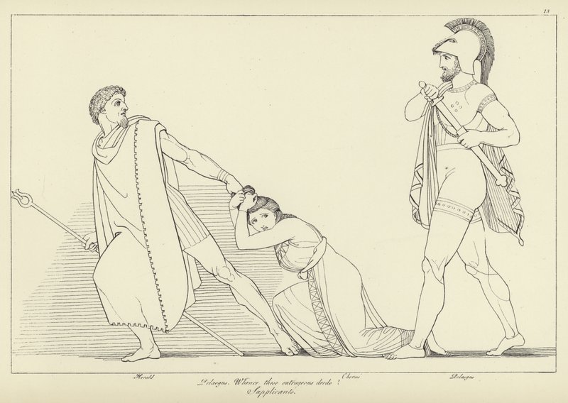 Os suplicantes de John Flaxman