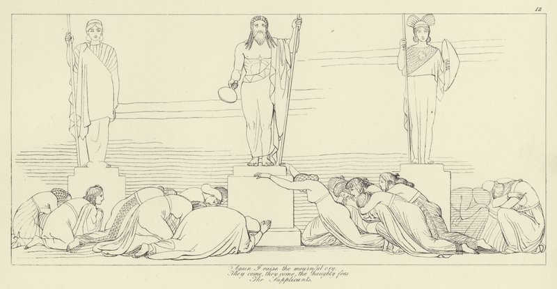 Os suplicantes de John Flaxman