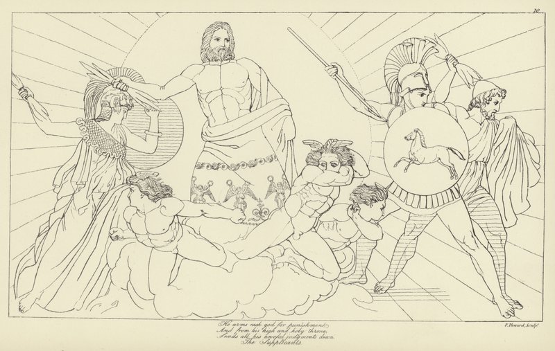 Os suplicantes de John Flaxman