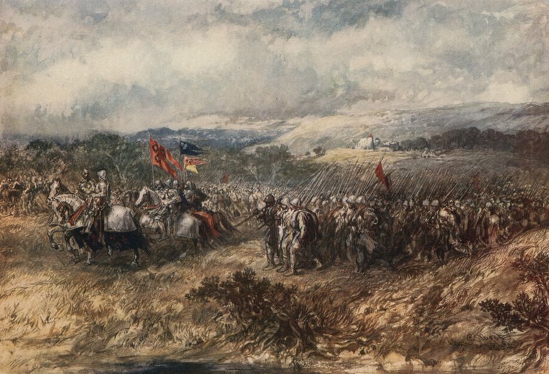 Cruzados em marcha de John Gilbert